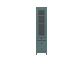 2.08.07.120.6 САГА шкаф с витриной 50 темно-бирюзовый RU в Елабуге - elabuga.mebel24.online | фото 2