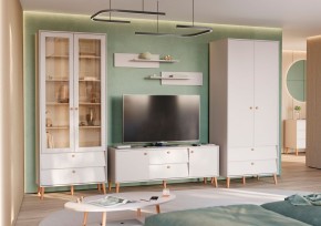 АФИНА Гостиная (модульная) кашемир серый в Елабуге - elabuga.mebel24.online | фото 1