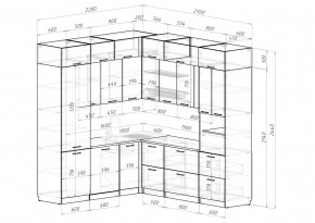 АСАЯ Кухонный гарнитур Гранд Прайм  (2200*2500 мм) в Елабуге - elabuga.mebel24.online | фото 2