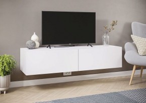 АЙДЕН ТБН06-1400 Тумба ТВ подвесная (белый) в Елабуге - elabuga.mebel24.online | фото 3