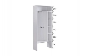 БАСКО Прихожая К1 (графит) в Елабуге - elabuga.mebel24.online | фото 6