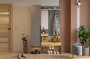 БАСКО Прихожая К3 (графит) в Елабуге - elabuga.mebel24.online | фото