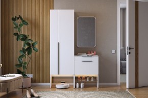 БАСКО Прихожая К8 (белое дерево) в Елабуге - elabuga.mebel24.online | фото