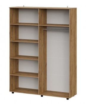 БАЙКАЛ Шкаф четырехстворчатый (Графит/Дуб золотой) в Елабуге - elabuga.mebel24.online | фото 2