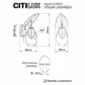 Бра Citilux Garuda CL420313 в Елабуге - elabuga.mebel24.online | фото 5