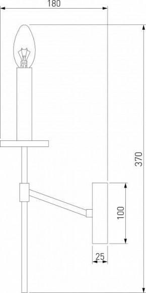 Бра Eurosvet Anders 60142/1 хром в Елабуге - elabuga.mebel24.online | фото 2