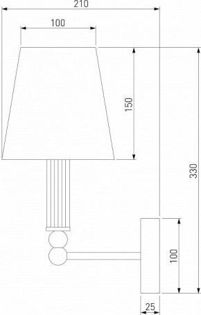 Бра Eurosvet Conso 60145/1 латунь в Елабуге - elabuga.mebel24.online | фото 4