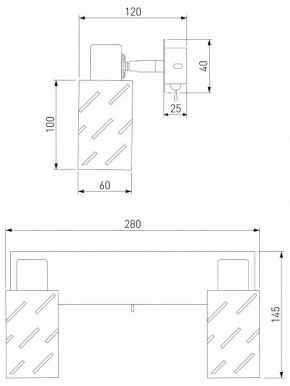 Бра Eurosvet Fente 20090/2 белый/хром в Елабуге - elabuga.mebel24.online | фото 5