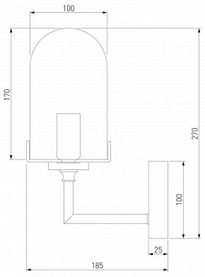 Бра Eurosvet Pluto 60156/1 хром в Елабуге - elabuga.mebel24.online | фото 2