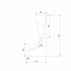 Бра Eurosvet Rhyton 60167/1 никель в Елабуге - elabuga.mebel24.online | фото 6