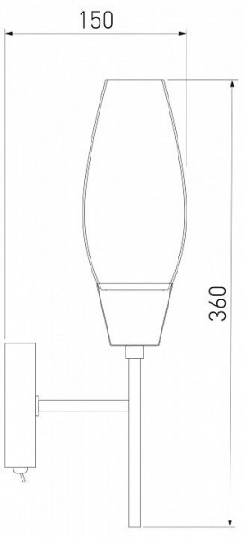 Бра Eurosvet Thalia 60140/1 сатин-никель в Елабуге - elabuga.mebel24.online | фото 3