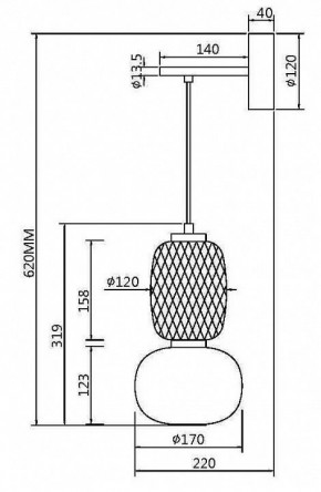 Бра Maytoni Pattern MOD267WL-L18G3K в Елабуге - elabuga.mebel24.online | фото 4