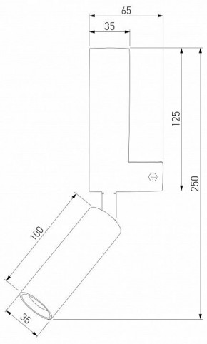 Бра с подсветкой Eurosvet Pitch 40020/1 LED латунь в Елабуге - elabuga.mebel24.online | фото 3