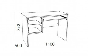 Детская Фанк Стол для компьютера НМ 009.19-05 М2 в Елабуге - elabuga.mebel24.online | фото 3