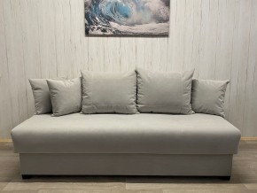 Диван Комфорт-1 (НПБ) велюр Luma 13 св.серый в Елабуге - elabuga.mebel24.online | фото