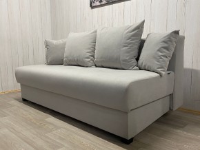 Диван Комфорт-1 (НПБ) велюр Luma 13 св.серый в Елабуге - elabuga.mebel24.online | фото 2
