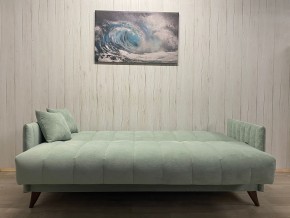 Диван Престиж-3 (НПБ) велюр Sensey mist green в Елабуге - elabuga.mebel24.online | фото 3