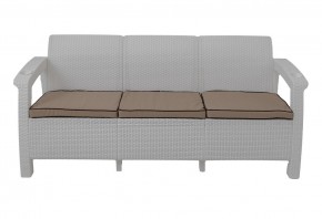 Диван Yalta Premium Sofa 3 Set (Ялта) белый (+подушки под спину) в Елабуге - elabuga.mebel24.online | фото 2