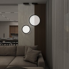 DK6606-BK Подвесной вертикальный светильник Veil со светодиодом H1700 d600 220V 48W 3000-6000K IP20 черный алюминий в Елабуге - elabuga.mebel24.online | фото 7