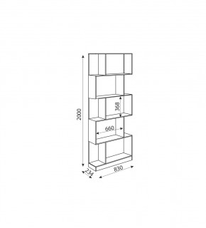 Дуглас (подростковая) М05 Стеллаж в Елабуге - elabuga.mebel24.online | фото 2