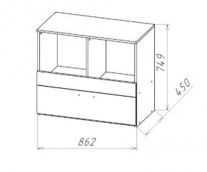 ГЕОМЕТРИЯ ГМТ.08 комод в Елабуге - elabuga.mebel24.online | фото 2