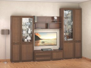 Гостиная-горка Ливорно орех в Елабуге - elabuga.mebel24.online | фото 1