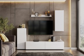 Гостиная МГС 10 (Белый текстурный) в Елабуге - elabuga.mebel24.online | фото 1