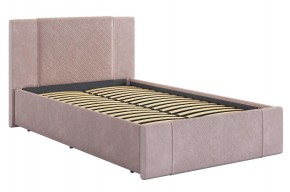ХЛОЯ Кровать 1200 с основанием (нежно-розовый велюр) в Елабуге - elabuga.mebel24.online | фото