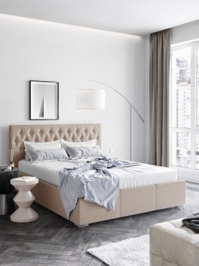 Интерьерная Кровать Октавия Бежевый 1400x2000 в Елабуге - elabuga.mebel24.online | фото