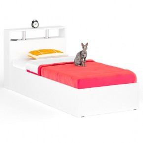 Камелия Кровать 0900, цвет белый, ШхГхВ 93,5х217х78,2 см., сп.м. 900х2000 мм., без матраса, основание есть в Елабуге - elabuga.mebel24.online | фото 1