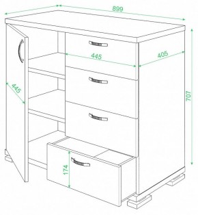Комод Домино ТБ-4МН в Елабуге - elabuga.mebel24.online | фото 2