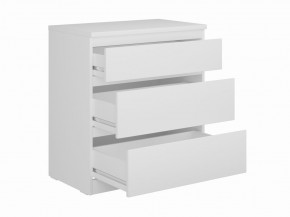 Комод КАСТОР с тремя ящиками, цвет белый в Елабуге - elabuga.mebel24.online | фото 2