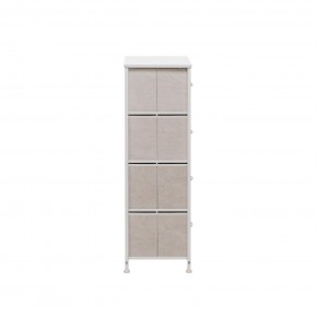Комод Leset Линкс 4 ящ. (к/з), Каркас Белый, ящики Белые в Елабуге - elabuga.mebel24.online | фото 4