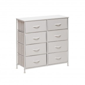 Комод Leset Линкс 8 ящ. (к/з), Каркас Белый, ящики Белые в Елабуге - elabuga.mebel24.online | фото 3