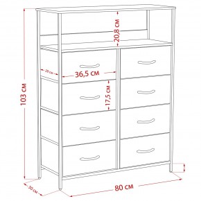 Комод Leset Локи 8 ящ. с полкой в Елабуге - elabuga.mebel24.online | фото 12