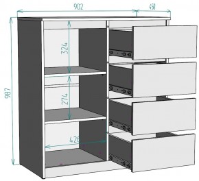 Комод Мальта K115 в Елабуге - elabuga.mebel24.online | фото 2