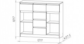 НИЦЦА-6 Комод (НЦ.06) в Елабуге - elabuga.mebel24.online | фото 2