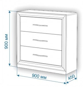 Комод Нобиле Км-90/45 в Елабуге - elabuga.mebel24.online | фото 2