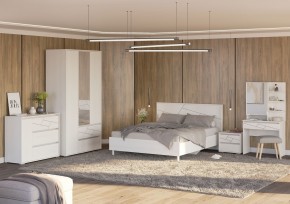 АДЕЛИНА Комод с 1дв и 3-мя ящ (белый рамух) в Елабуге - elabuga.mebel24.online | фото 3