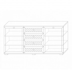 Комодино (фасады глухие) Парма Нео в Елабуге - elabuga.mebel24.online | фото 6