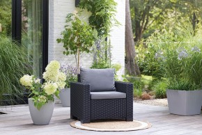 Комплект кресел Калифорния (California chair) графит в Елабуге - elabuga.mebel24.online | фото 1