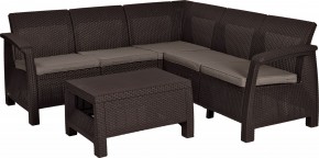 Комплект мебели угловой Корфу Релакс Сет (CORFU II RELAX SET) коричневый в Елабуге - elabuga.mebel24.online | фото 2