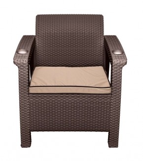 Комплект на балкон Yalta Premium Balcony Set (Ялта) шоколадный (+подушки под спину) в Елабуге - elabuga.mebel24.online | фото 5