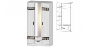 КОСТА-РИКА Шкаф 3-х створчатый (анкор светлый) в Елабуге - elabuga.mebel24.online | фото