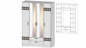 КОСТА-РИКА Шкаф 4-х створчатый (анкор светлый) в Елабуге - elabuga.mebel24.online | фото