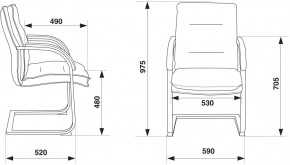 Кресло Бюрократ T-9927SL-LOW-V/BLACK в Елабуге - elabuga.mebel24.online | фото 4