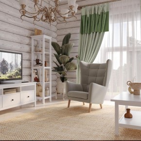 Кресло для отдыха Саари светло-серое, ткань рогожка в Елабуге - elabuga.mebel24.online | фото 4