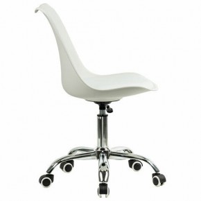 Кресло стул BRABIX "Eames MG-310 CH", хром, пластик белый, экокожа белая, 532923 в Елабуге - elabuga.mebel24.online | фото 3