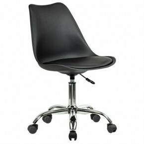 Кресло стул BRABIX "Eames MG-310 CH", хром, пластик черный, экокожа черная, 532925 в Елабуге - elabuga.mebel24.online | фото 2