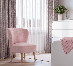 Кресло Унельма светло-розовый, ткань рогожка в Елабуге - elabuga.mebel24.online | фото 3